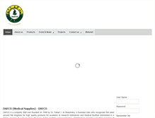 Tablet Screenshot of dafco-sa.com